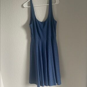 Hutch Blue Eyelet Mini Dress